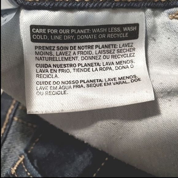 LEVI'S SKINNY DARK WASH STRAIGHT LEG STRETCH JEANS LOW RISE WOMENS SIZE 25 - Picture 12 of 12